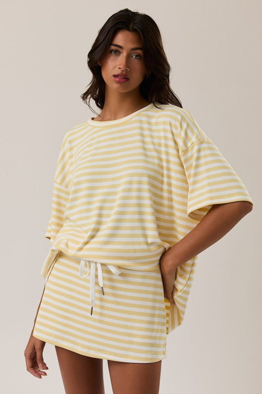 STRIPPED UP TOP