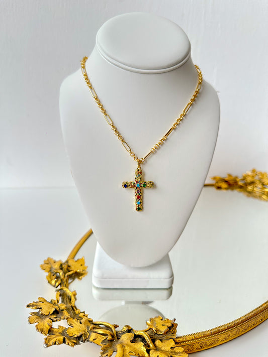 SUMMER CROSS NECKLACE