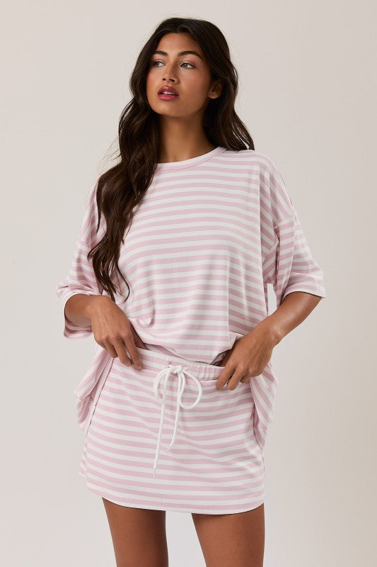 STRIPPED UP TOP