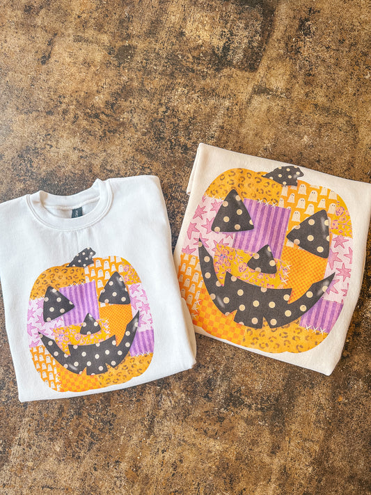 PATCHWORK JACK O LANTERN