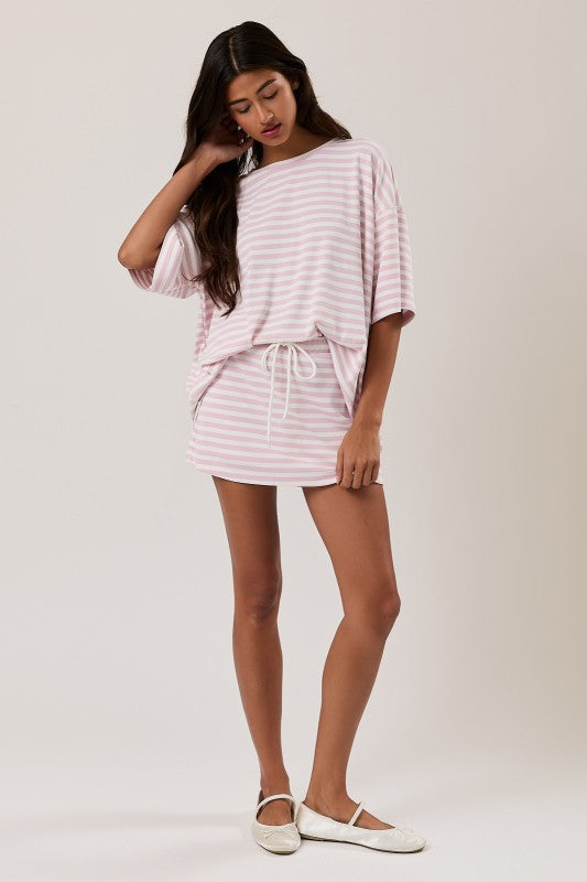 STRIPPED UP TOP