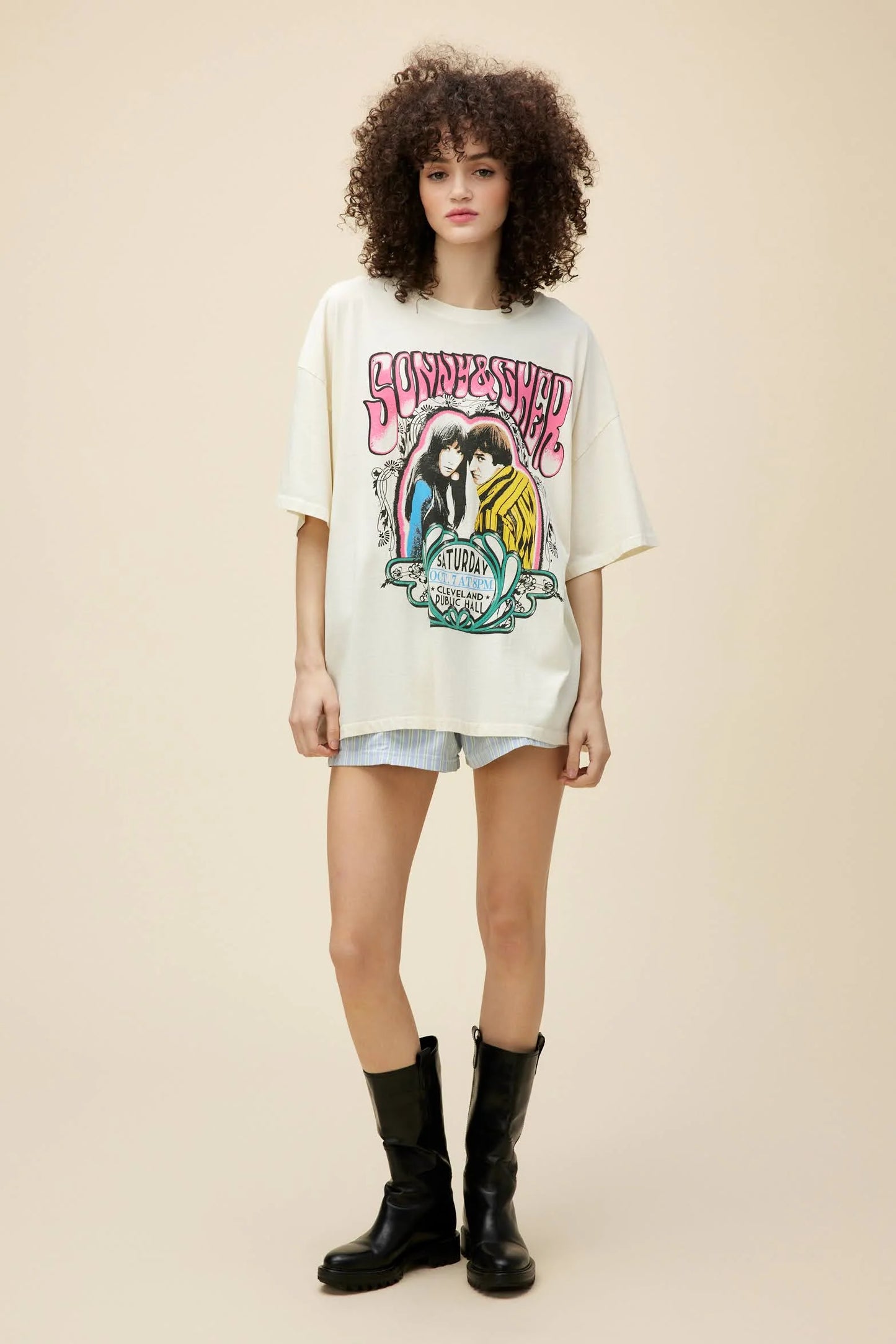 SONNY AND CHER TEE